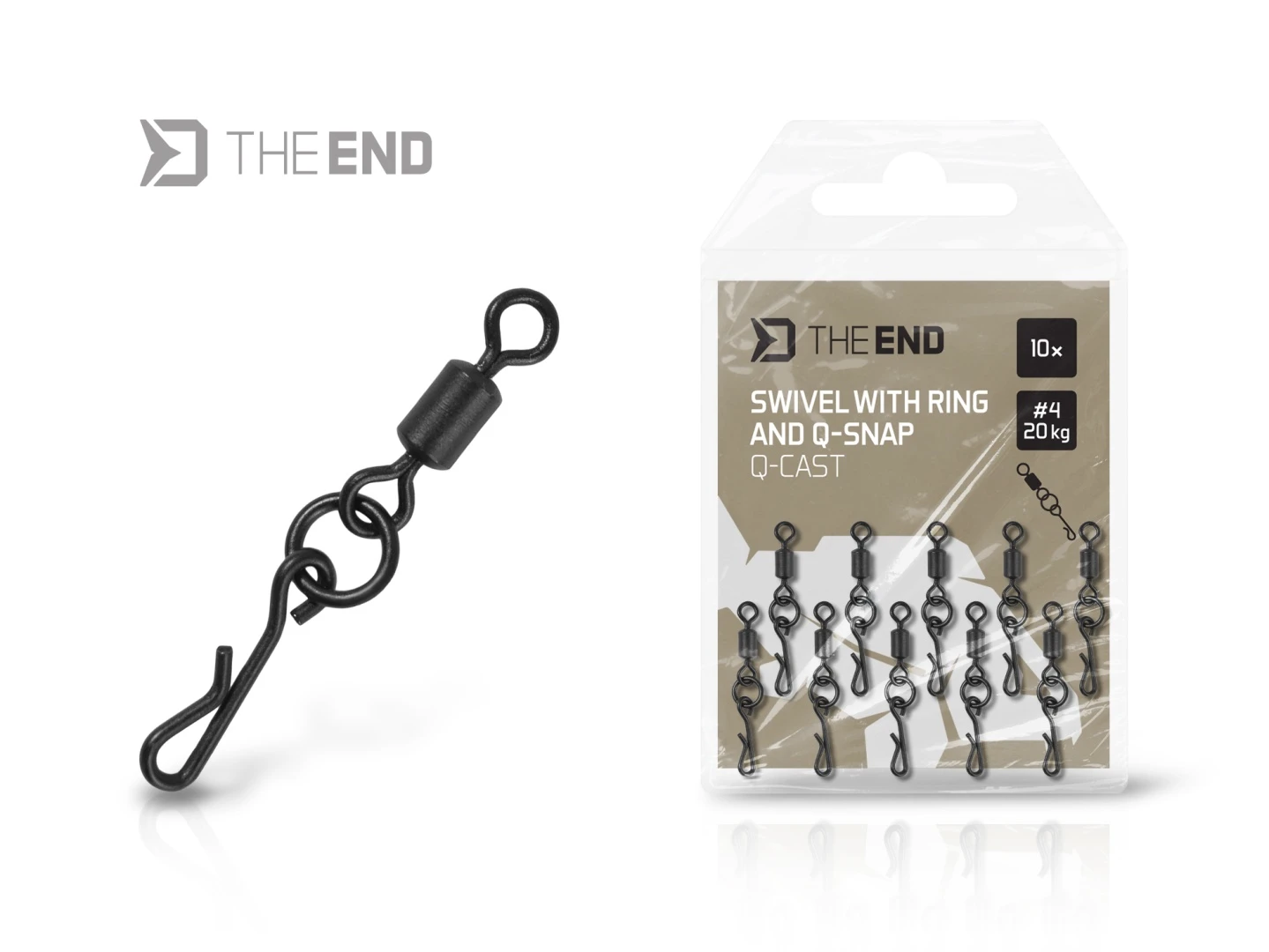 Delphin THE END Swivel  With Ring And Q-Snap Q-Cast 