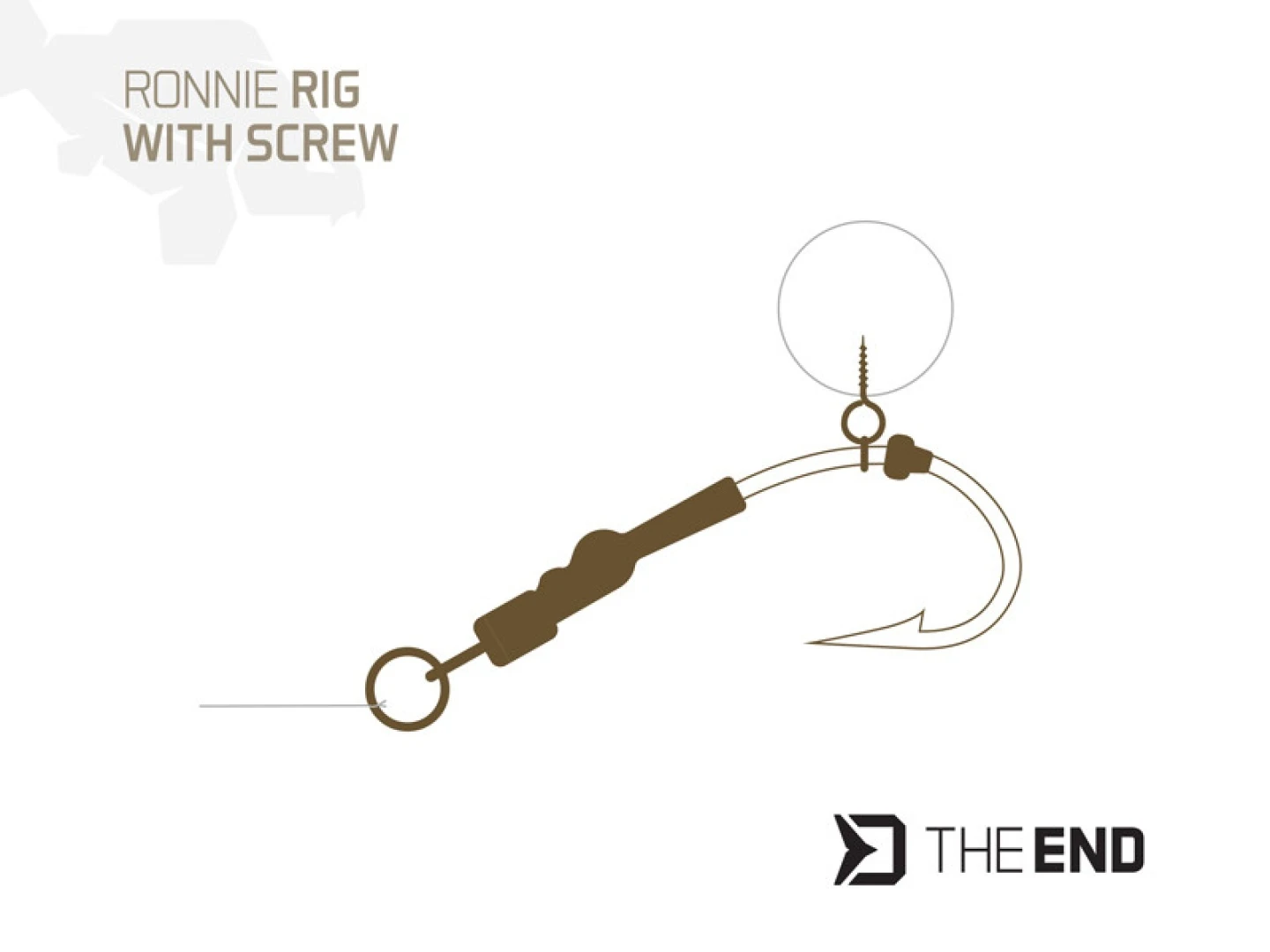Delphin THE END Ronnie Rig With Screw - (rozmiar 6)