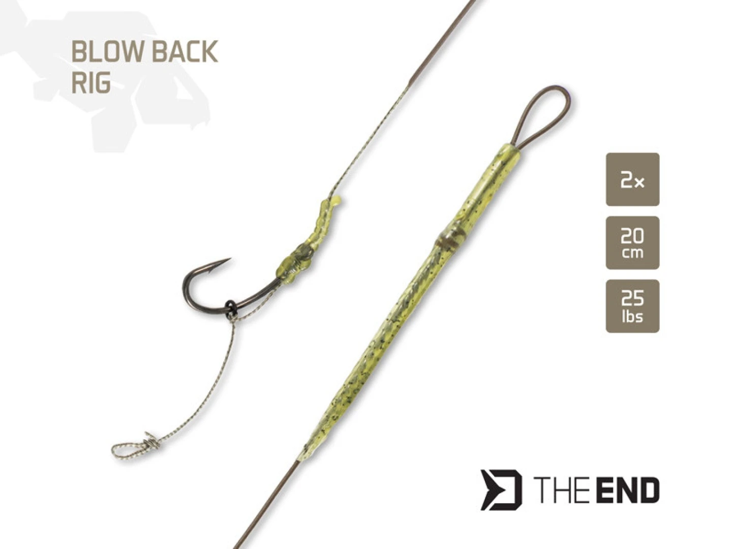 Delphin THE END Blow Back Rig - ( rozmiar 4 )