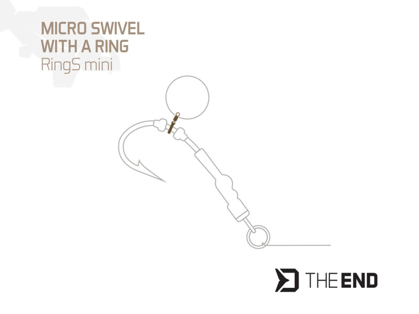 Delphin THE END Micro Swivel With A Ring