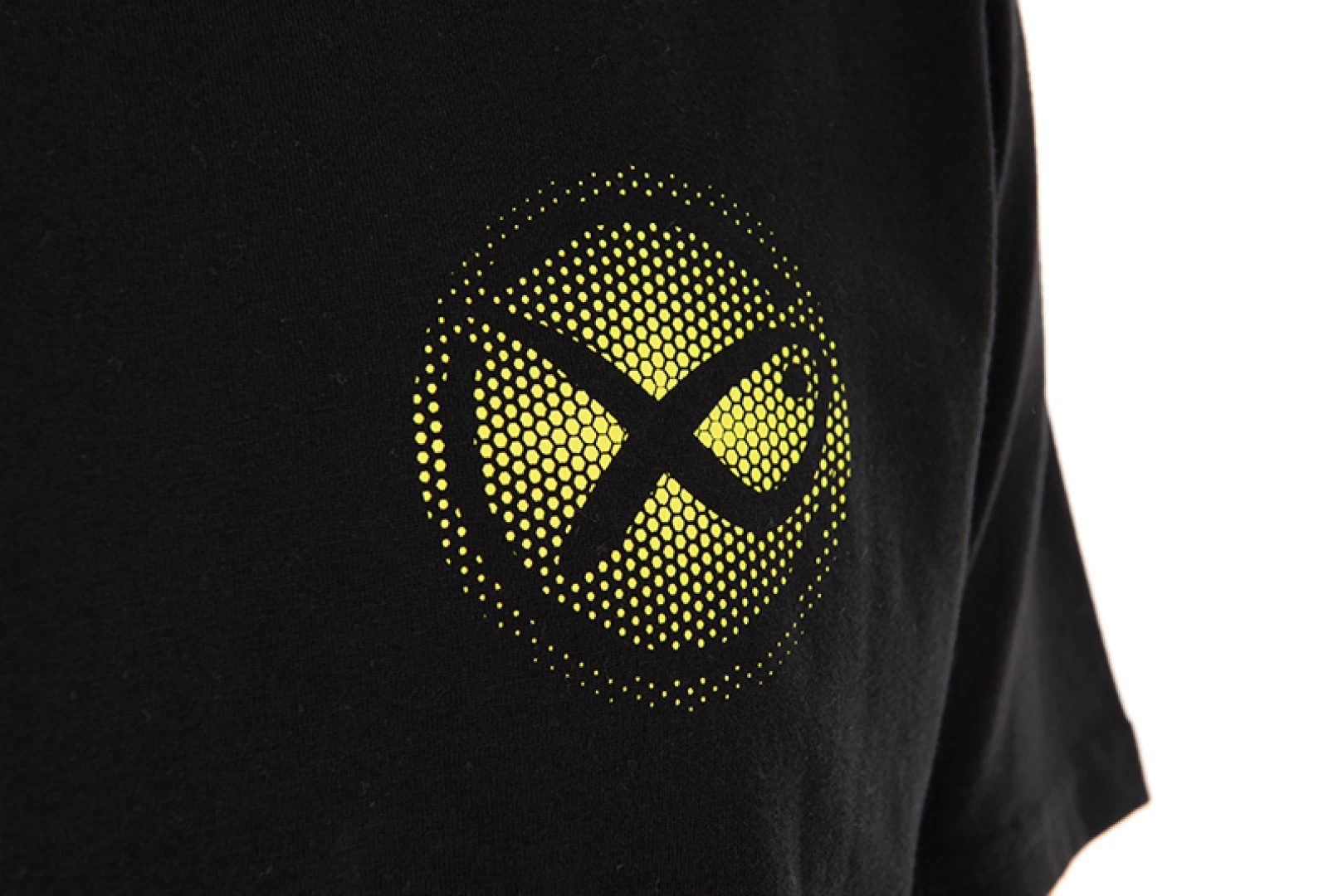 Matrix Large Fade Logo T-shirt - Black/Lime S