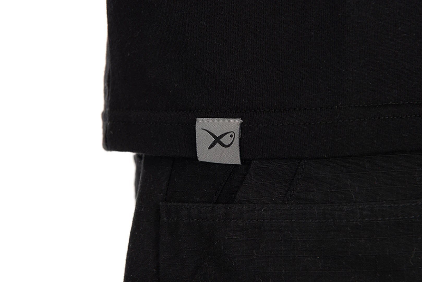 Matrix Large Fade Logo T-shirt - Black/Grey