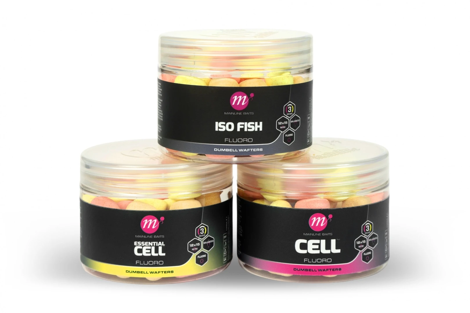 Mainline Cell Fluoro Dumbell Wafters  - MIX