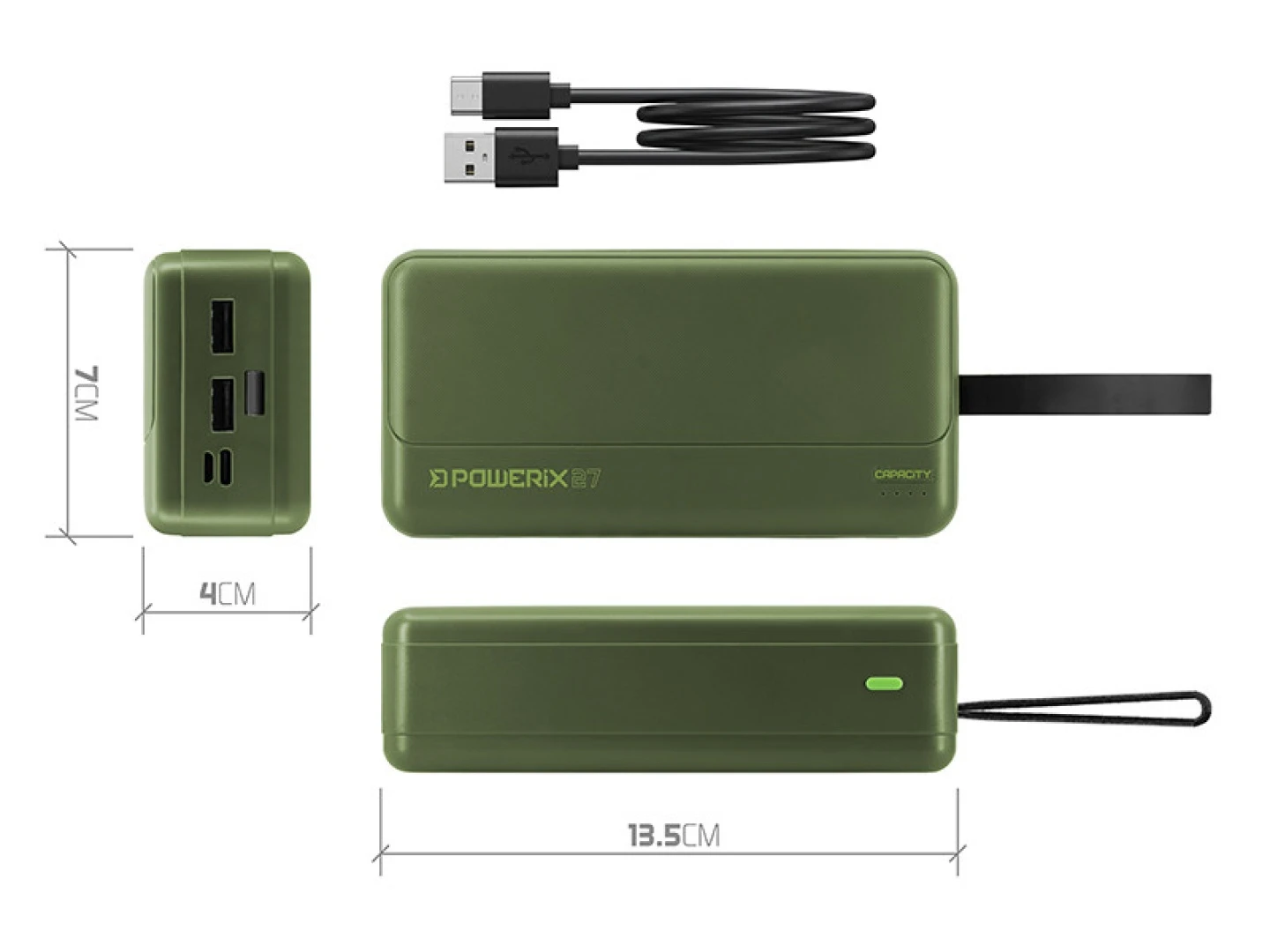 Delphin PoweriX 27.000 mAh