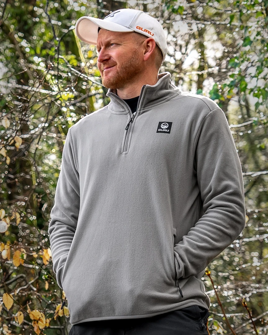 GURU Grey 1/4 Zip Fleece