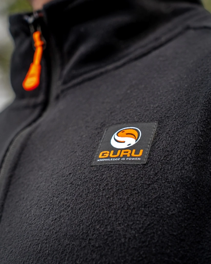 GURU Black 1/4 Zip Fleece 