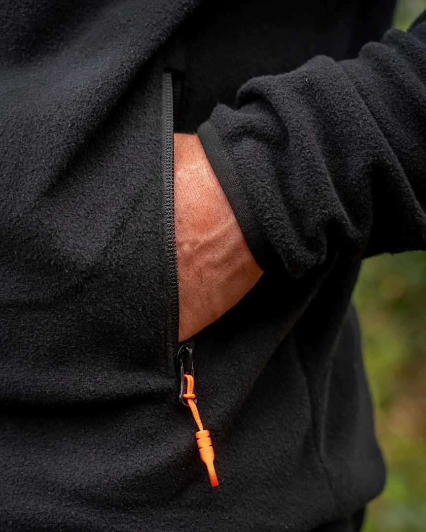GURU Black 1/4 Zip Fleece 
