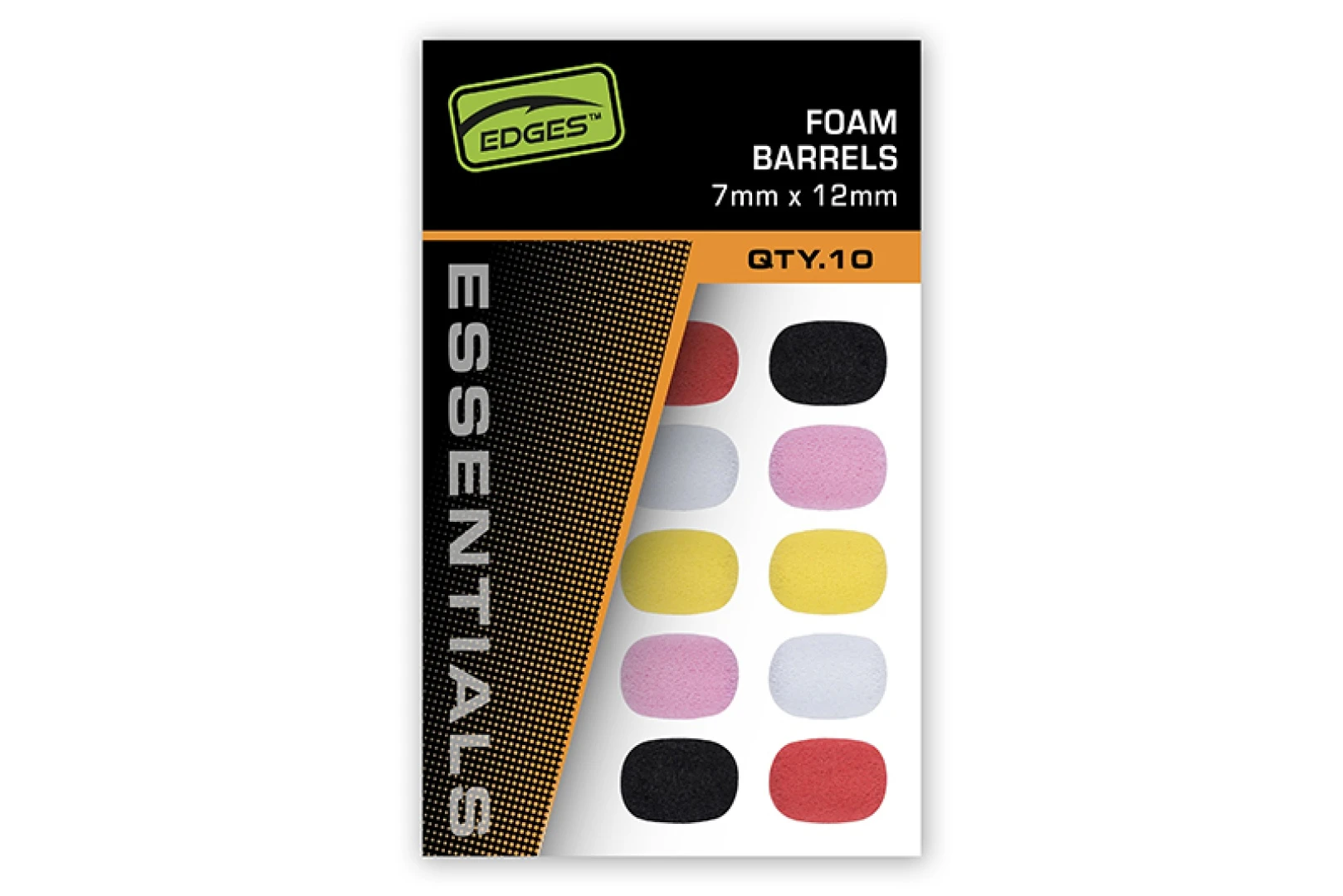 Fox Edges Foam Barrles 7mm x 12mm - Mix Kolorów