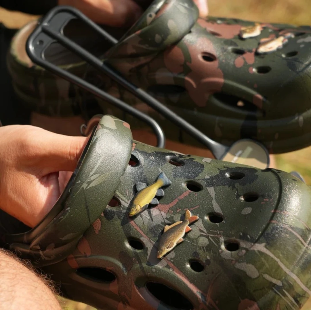 One More Cast PB Splash Camo Moulded Slipper 9/10 UK (44 - 45 EU)