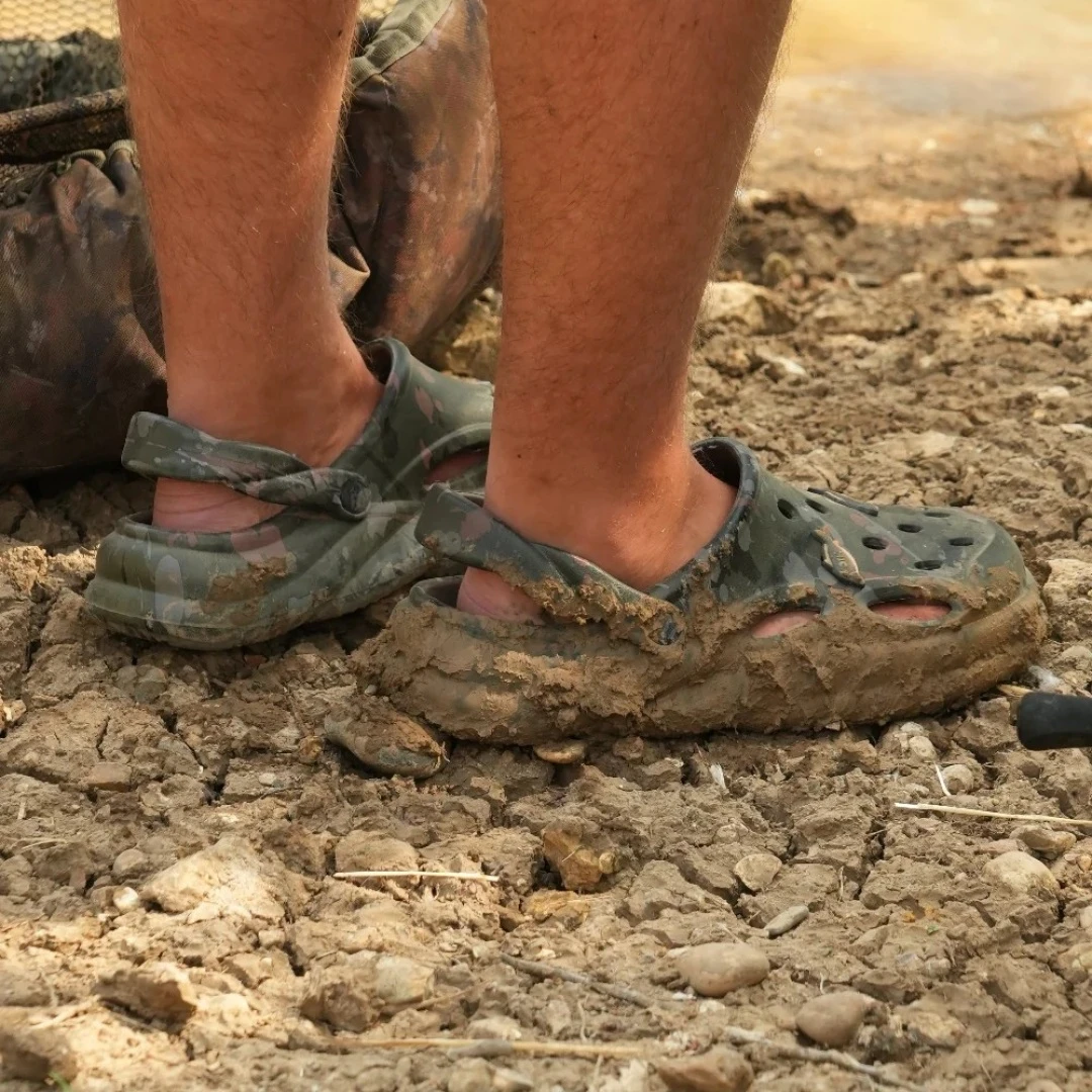One More Cast PB Splash Camo Moulded Slipper 9/10 UK (44 - 45 EU)