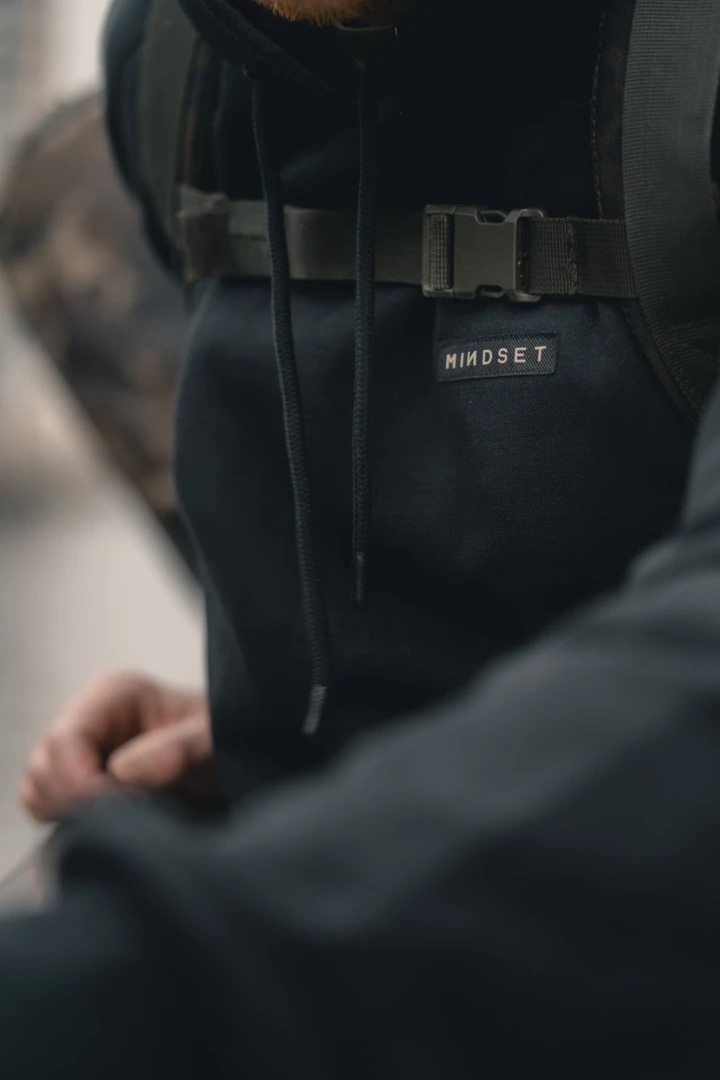 Korda Mindset Patch Hoodie - Black 
