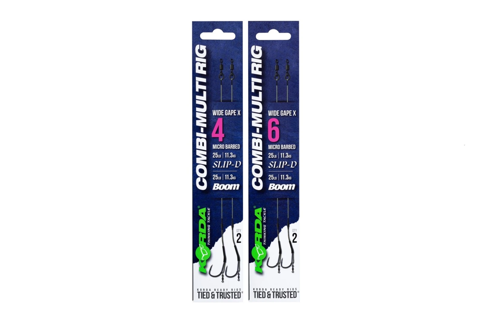 Korda Combi Multi Rig Wide Gape X 4