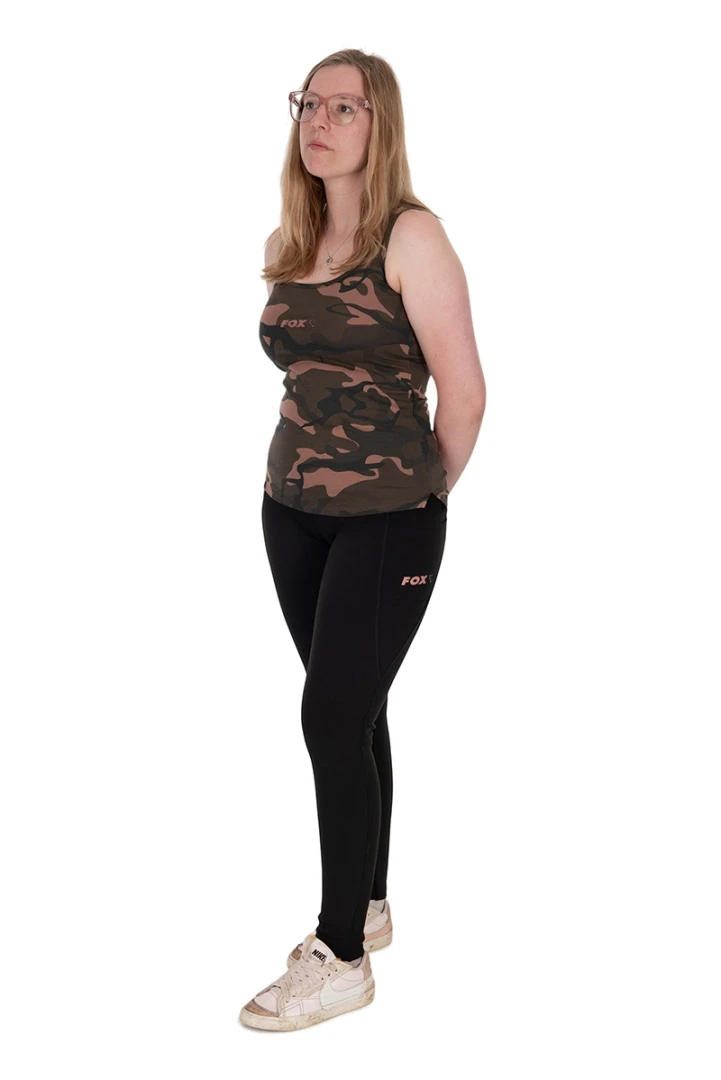 Fox Womens Black Lined Leggings XL (20-22)
