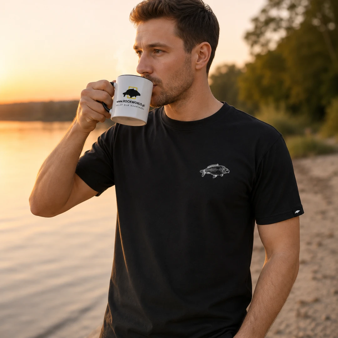 Rockworld T-Shirt Free on the bank  - Czarna