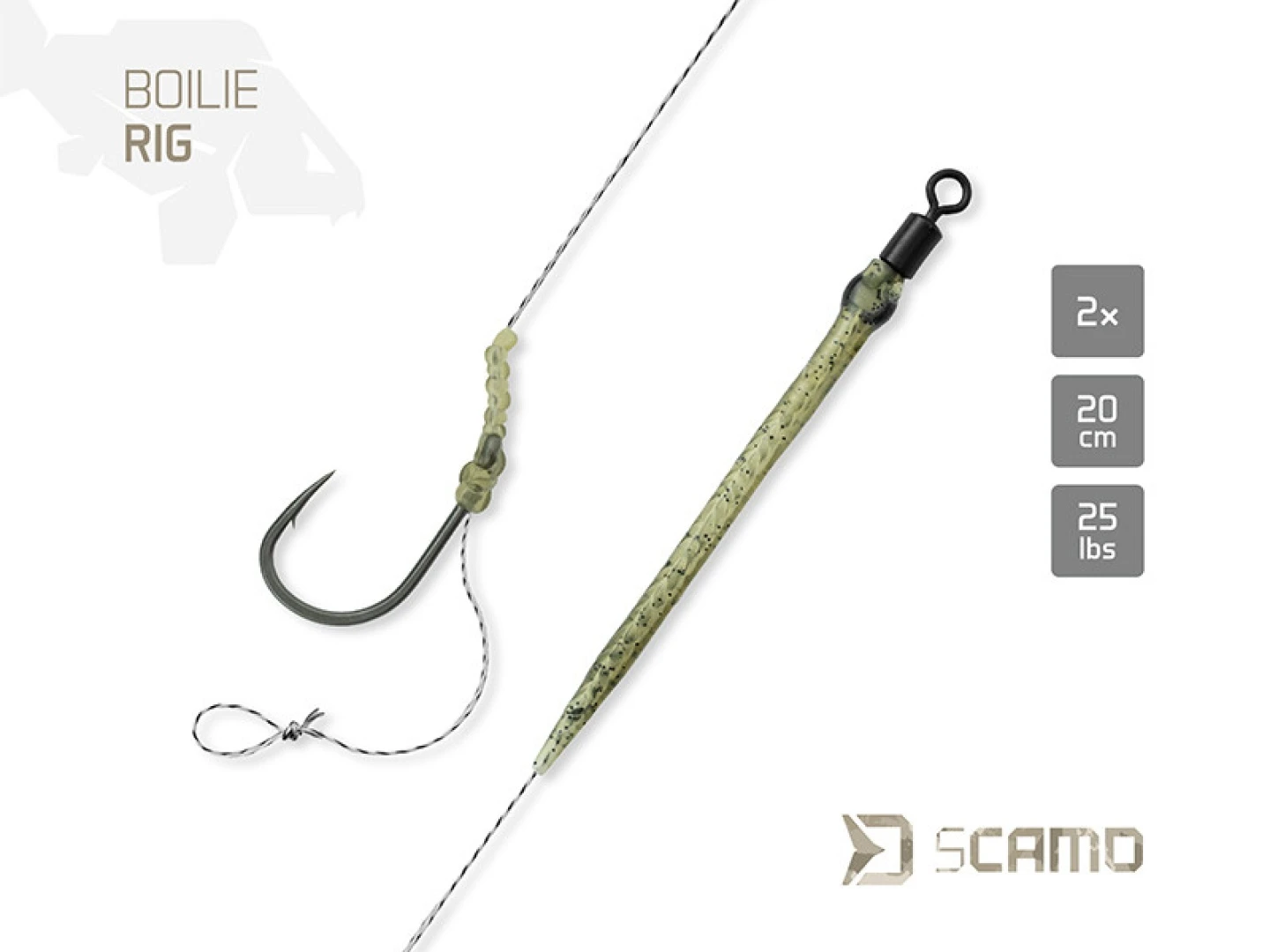 Delphin sCamo Boilie Rig