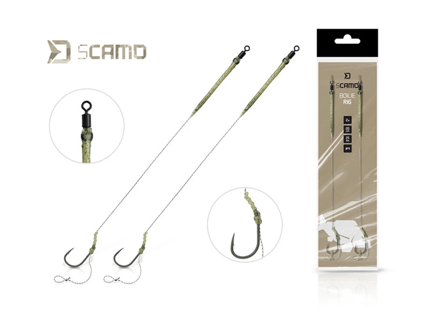 Delphin sCamo Boilie Rig