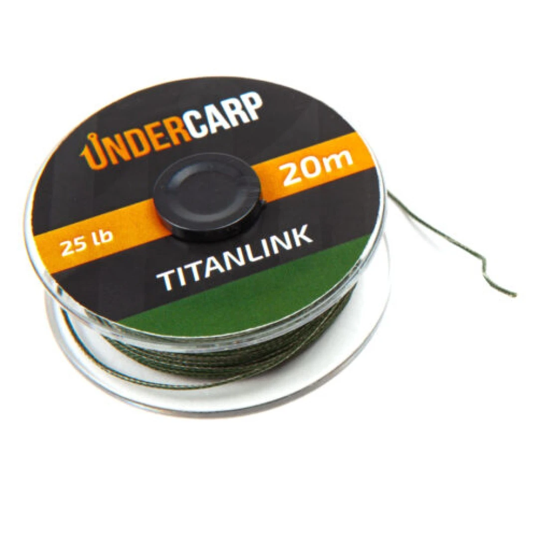 UnderCarp TITANLINK Green  - Plecionka przyponowa 