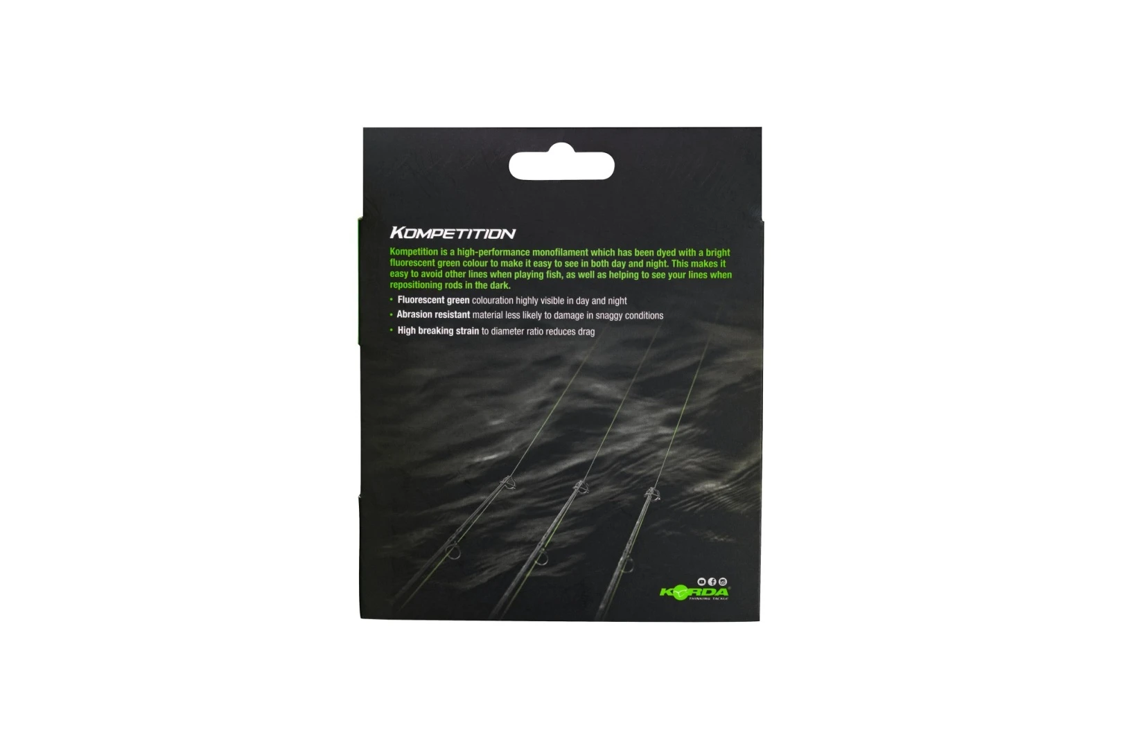 Korda Kompetition Mono  0.33mm (17lb / 7.7kg) - 1000m