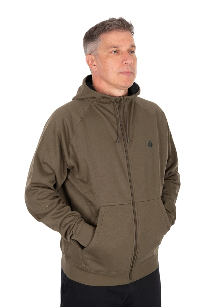 Fox Collection Zipped Hoody - Green
