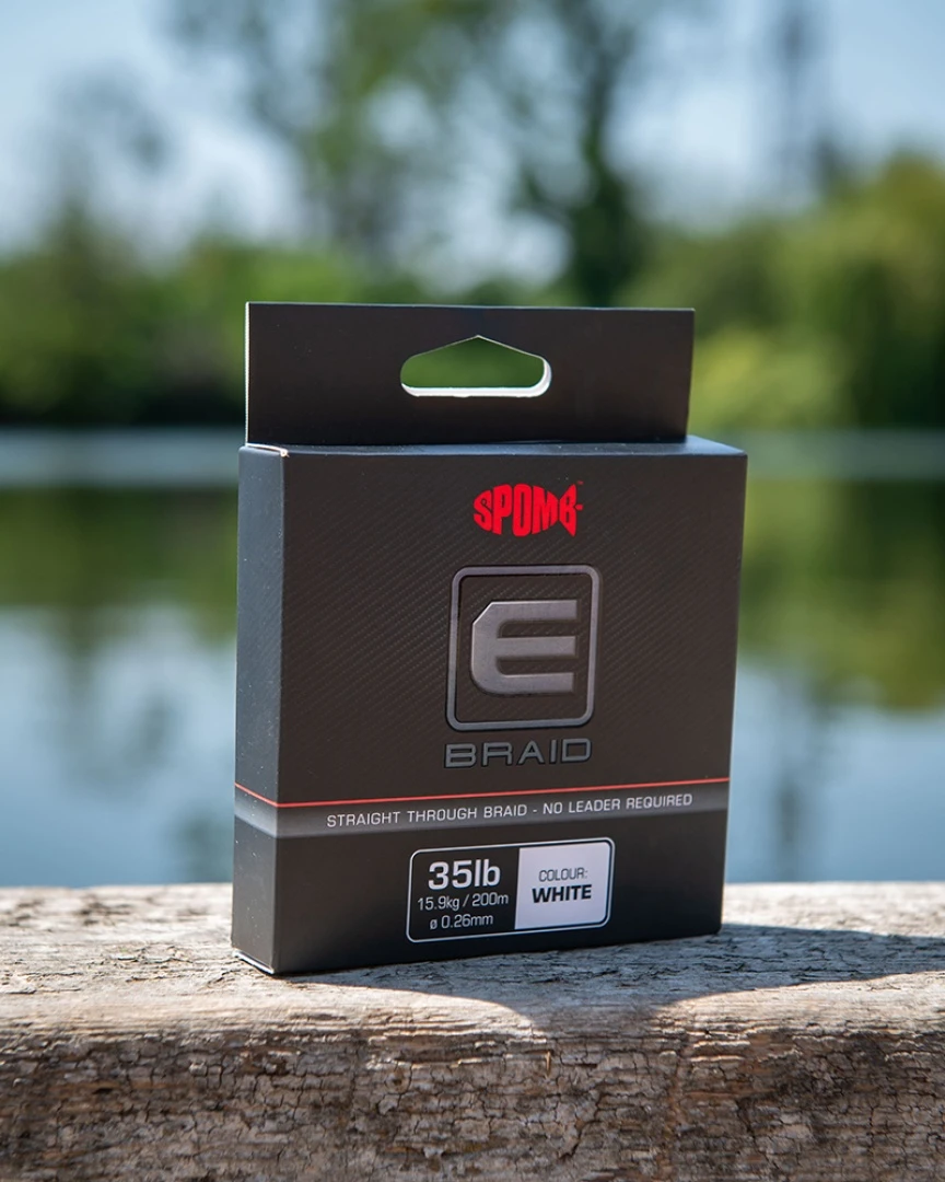 Spomb E Braid White 0.26 mm (15.9kg / 35lb) / 200m