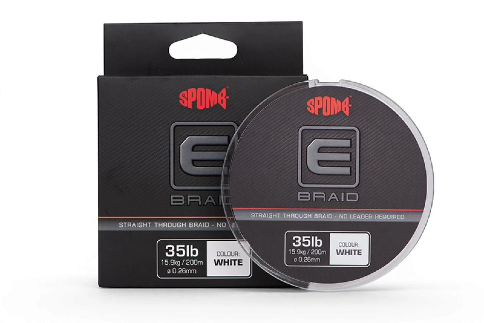 Spomb E Braid White 0.26 mm (15.9kg / 35lb) / 200m