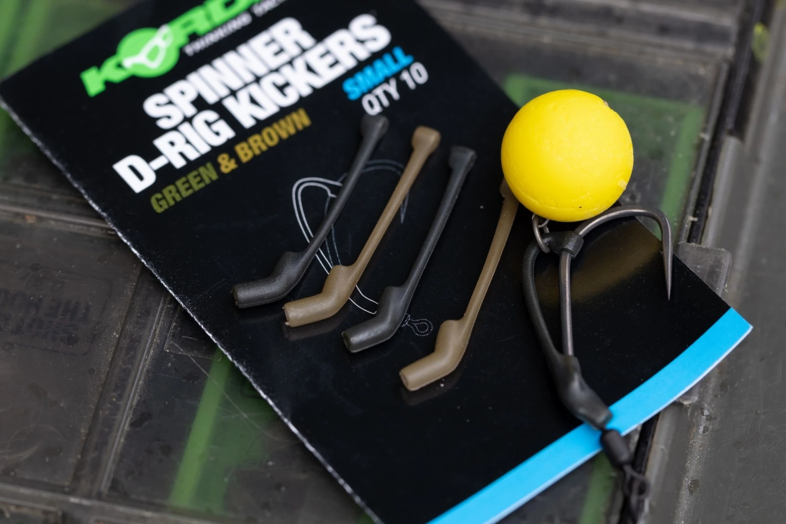 Korda Kickers D-Rig Spinner Green/Brown Large