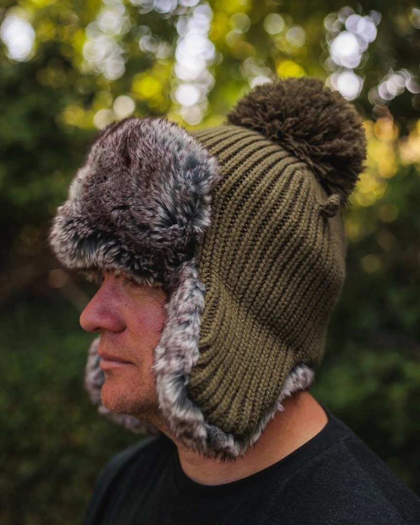Fox Trapper Hat - Green