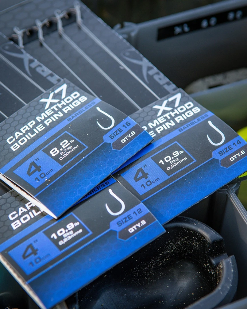 Matrix X7 Carp Method Boilie Pin Rigs - 10cm   16