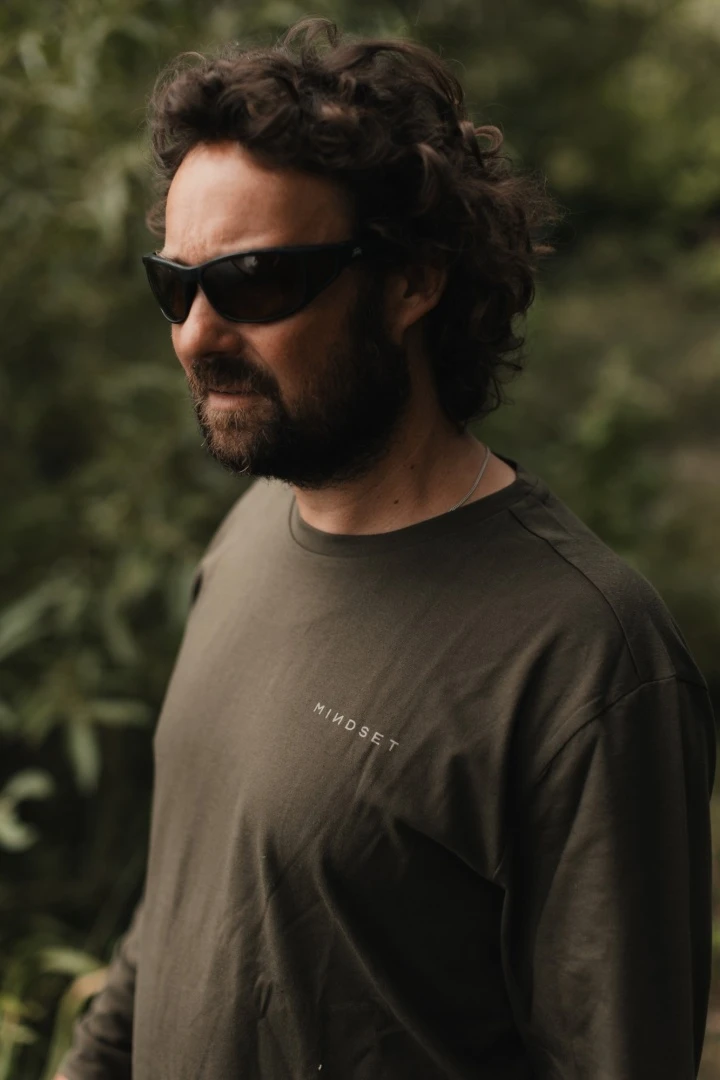 Korda Mindset Minimal LS T-Shirt - Dark Olive L