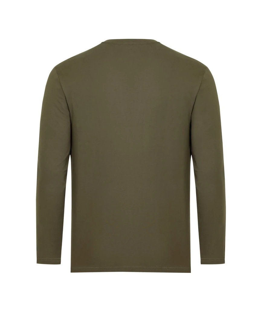 Korda Mindset Minimal LS T-Shirt - Dark Olive L
