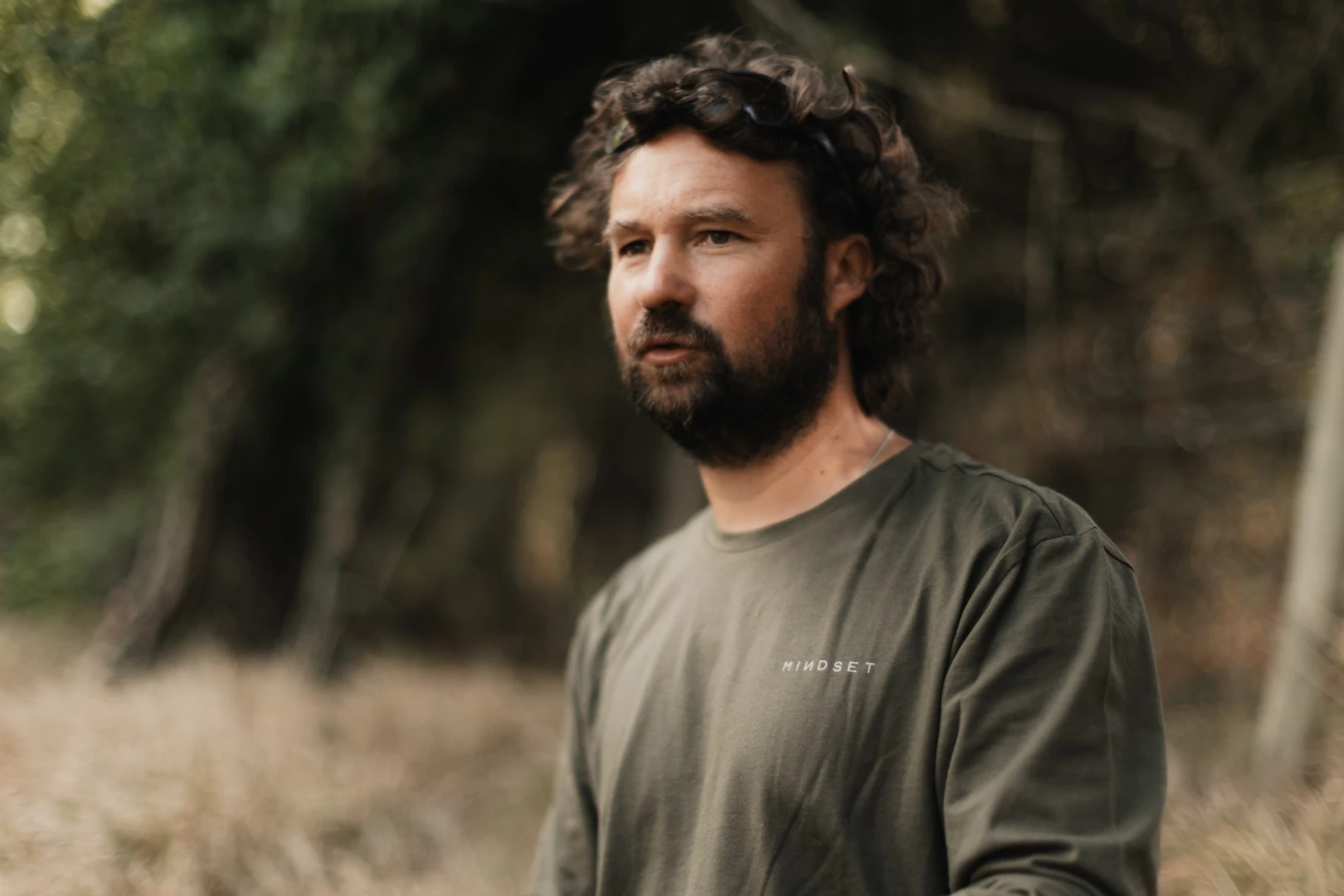 Korda Mindset Minimal LS T-Shirt - Dark Olive L