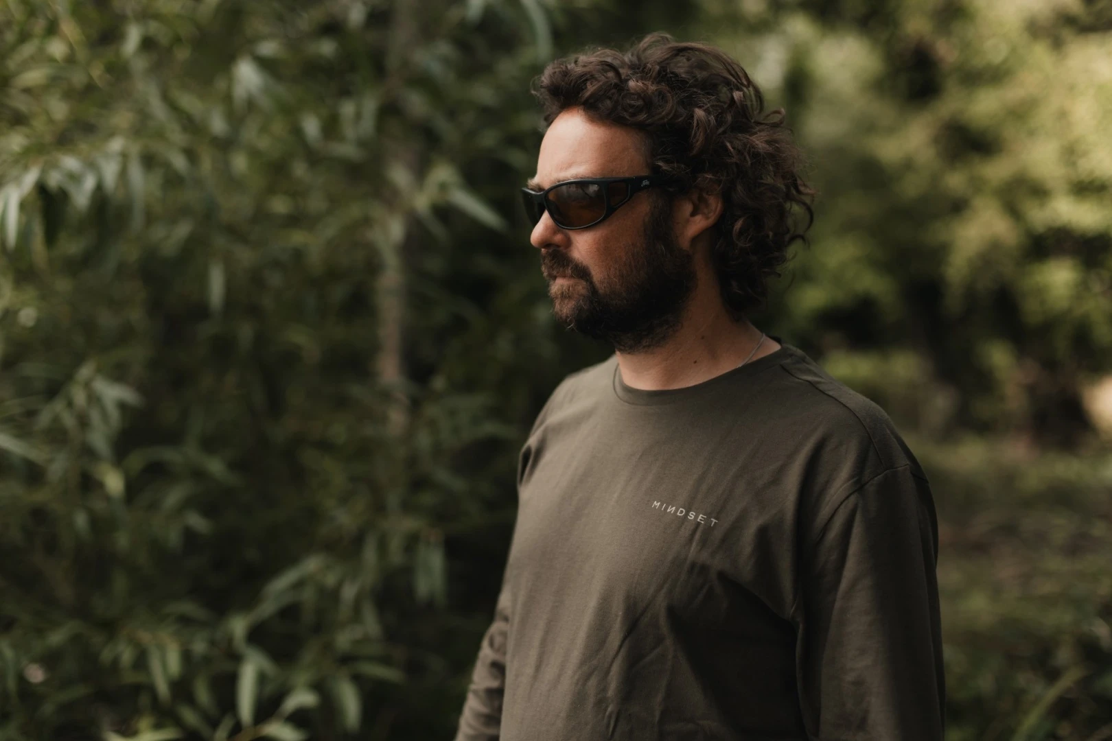 Korda Mindset Minimal LS T-Shirt - Dark Olive L