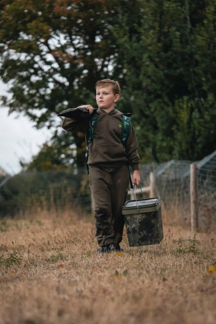 Korda Kids Kore Hoodie - Dark Olive 6/7 Lat