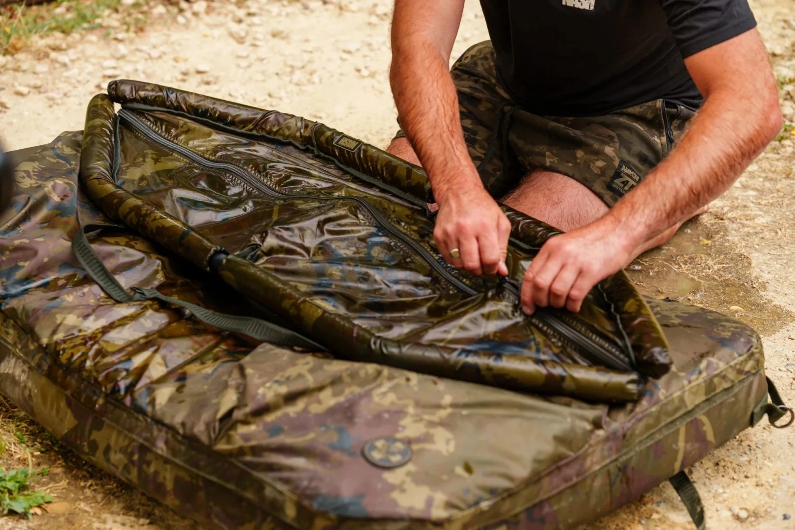 Nash Carp Care Easy Float Retainer Sling Camo