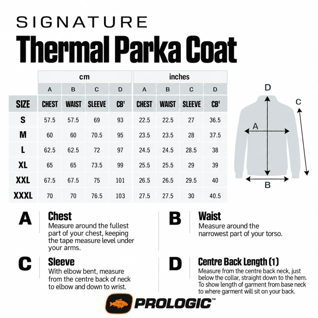 Prologic Signature Thermal Parka Coat Green M