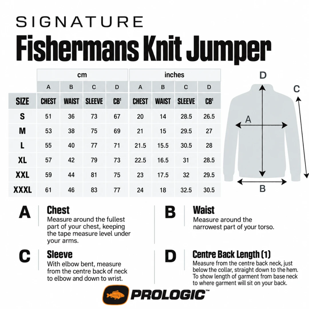 Prologic Signature Fisherman's Knit Jumper Green L