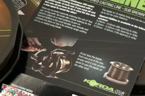 Korda SubLine Tapered Mainline 0,33-0,50